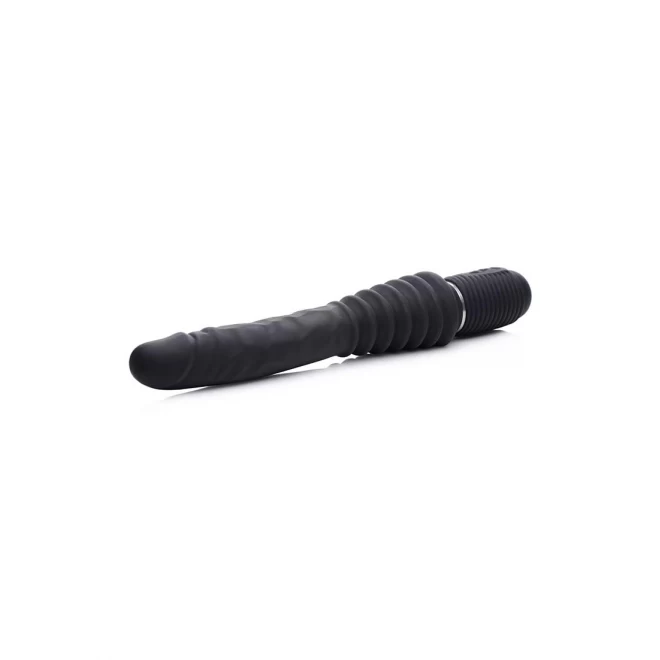10x thrust master vibrating and thrusting dildo with handle