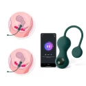 Magic Motion - Crystal Duo Smart Kegel Vibrator with Weight Set