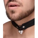 Locking heart collar