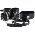 Hook up 10 piece plush bondage set