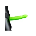Twisted hollow strap-on - 8'' / 20 cm