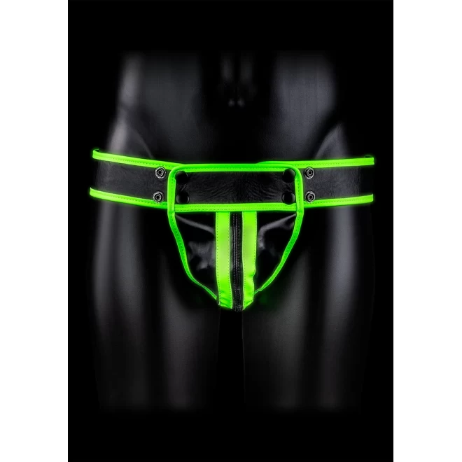 Striped jock strap - gitd