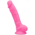Fluorescencyjne dildo Pink Glow in the Dark