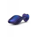 ANAL ADVENTURES MATRIX SWIRLING BLING PLUG SAPPHIRE