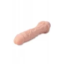 DR. SKIN SILICONE DR. RICHARD 9 INCH VIBRATING DILDO BROWN