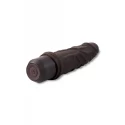 DR. SKIN SILICONE DR. ROBERT 7 INCH VIBRATING DILDO BROWN