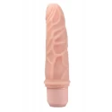 DR. SKIN SILICONE DR. ROBERT 7 INCH VIBRATING DILDO BROWN