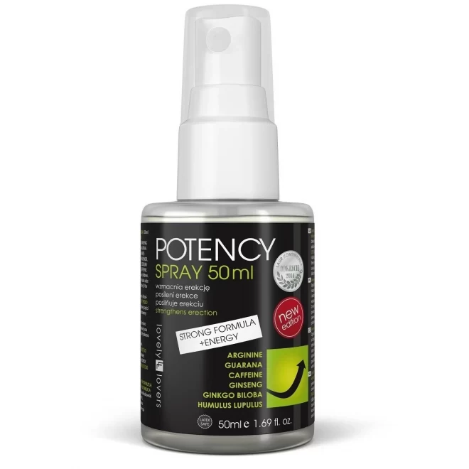 Spray wzmacniający erekcję Lovely Lovers Potency Spray 50ml