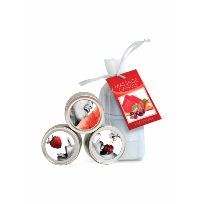 Massage candle trio - 2 oz / 57 gr