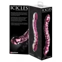 Zagięte, szklane dildo Icicles No.55