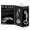 Szklane dildo analne Icicles No.46 (2 kolory)