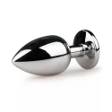 Korek analny z kryształkiem Metal Butt Plug