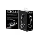 Szklane dildo analne Icicles No.46 (2 kolory)