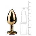 Korek analny z kryształkiem Metal Butt Plug With Crystal