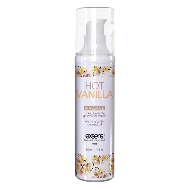 EXSENS WARMING MASSAGE OIL HOT VANILLA 50ML