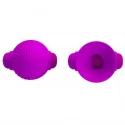 Pretty Love Vibrating Nipple Suckers Purple