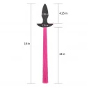 Anal Plug with Pony Tail Red