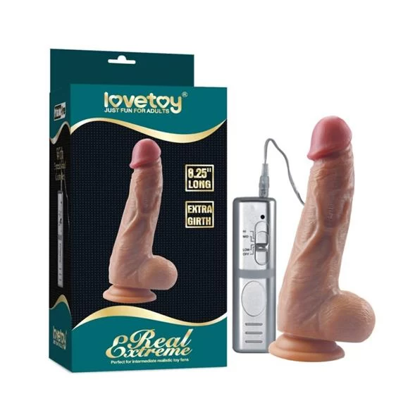 8.25" Real Extreme Extra Girth Dildo vibro