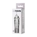 A-TOYS, Penis Sleeve, TPR, Transparent, 15.3 cm