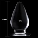 KOREK ANALNY Flawless Clear Anal Plug 4.5''