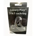 Ring- 3in1 Cockring Black