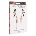 SPORTSHEETS AMBER BEADED NIPPLE CLAMPS