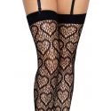 Heart Net Thigh Highs