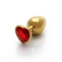 Heart gem butt plug - large