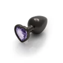 Heart gem butt plug - medium