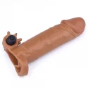 Realistyczna przedłużka z wibracją Add 2" Pleasure X Tender Vibrating Penis Sleeve
