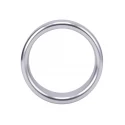 Brushed alloy - cockring - medium