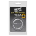 Brushed alloy - cockring - medium