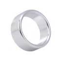 Brushed alloy - cockring - medium
