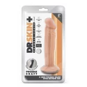 DR. SKIN PLUS 6 INCH POSABLE DILDO CHOCOLATE