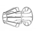 Hollow Anal Plug Small Silver Passion Labs