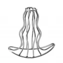 Anal Plug Pleasure Curves Small Silver Mokko Toys