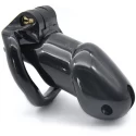 Chastity Cage Cock Trainer Hard Plastic Black Pass
