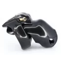 Chastity Cage Cock Trainer Hard Plastic Black Pass
