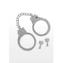 Diamond Wrist Cuffs Silver