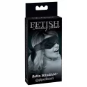 Wiązana maska na oczy Satin Blindfold Black