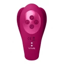 Triple action vibator with clitoral pulse wave