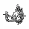 Metalowa maska wenecka Metal Mask