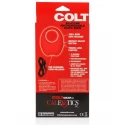 Colt silicone rechargeable cock ring - red