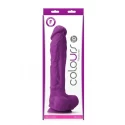 COLOURS PLEASURES 10" DILDO BLUE