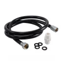 Końcówka do prysznica do higieny analnej Black Showerhose 75 cm