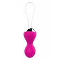 Kulki-Vibrating Silicone Kegel Balls USB 10 Function / Remote control -Black