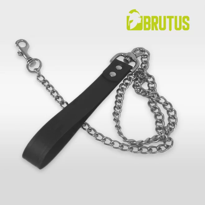 Brutus dogleash with chain