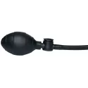 Korek analny z pompką i wibracjami - True Black Vibrating Anal Plug