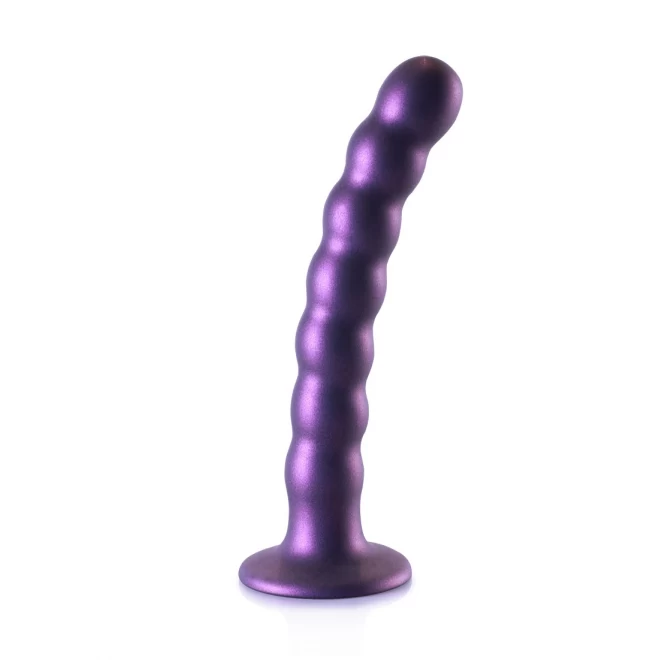 Beaded g-spot dildo - 6,5'' / 16,5 cm