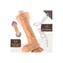 DR. SKIN SILICONE DR. GREY 7 INCH THRUSTING DILDO VANILLA